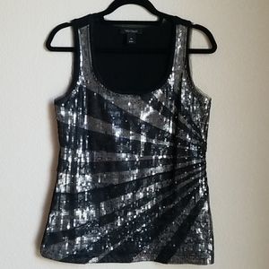 White House Black Market NWOT Sequin Top